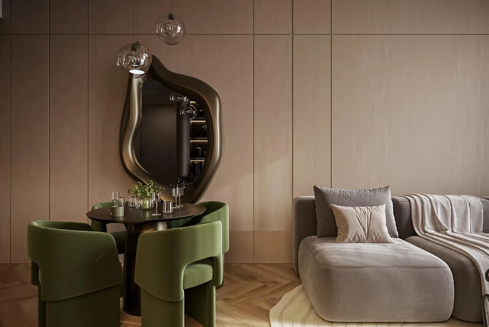 Sky Line by Peace Homes in Dubai Land Residence by Peace Homes Development - Interior Image 4
