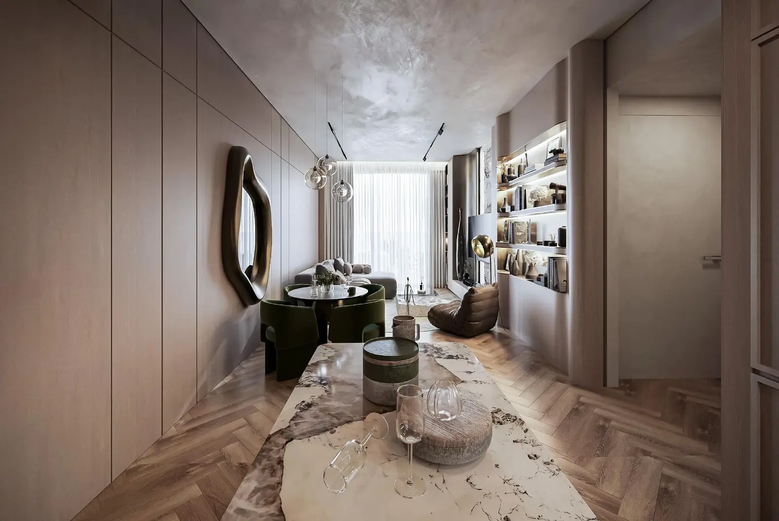 Sky Line by Peace Homes in Dubai Land Residence by Peace Homes Development - Interior Image 7