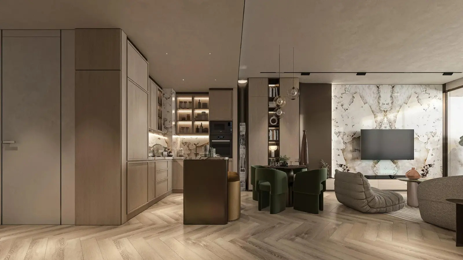Sky Line by Peace Homes in Dubai Land Residence by Peace Homes Development - Interior Image 16