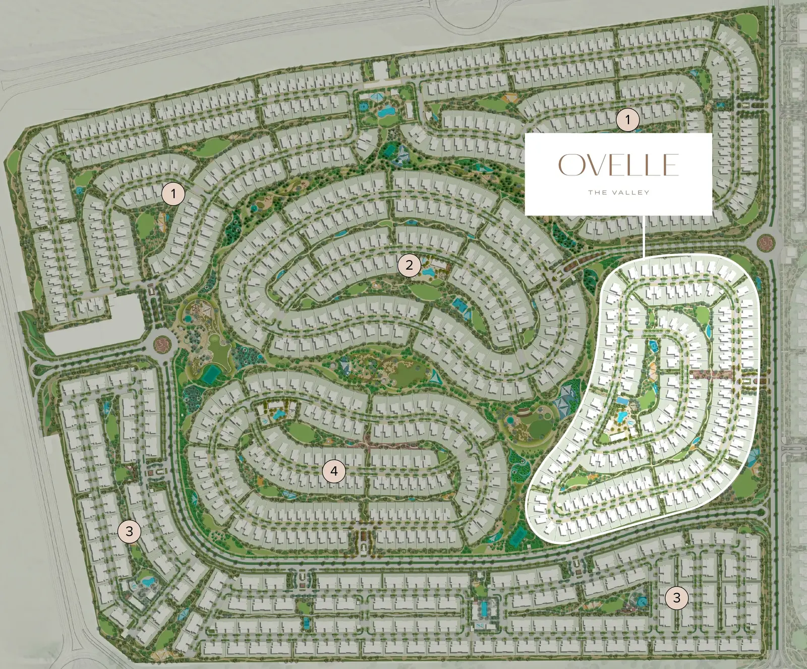 Ovelle The Valley master plan