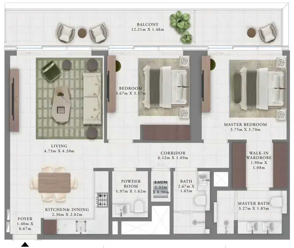 2 Bedrooms apartments - Creek Bay