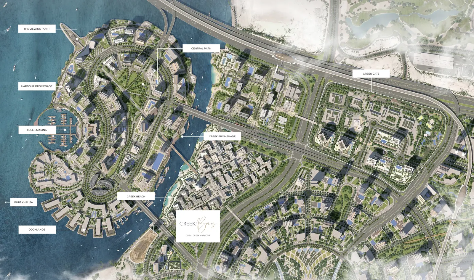 Creek Bay master plan