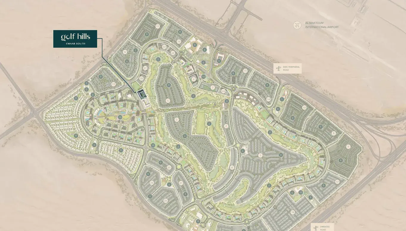 Golf Hills master plan