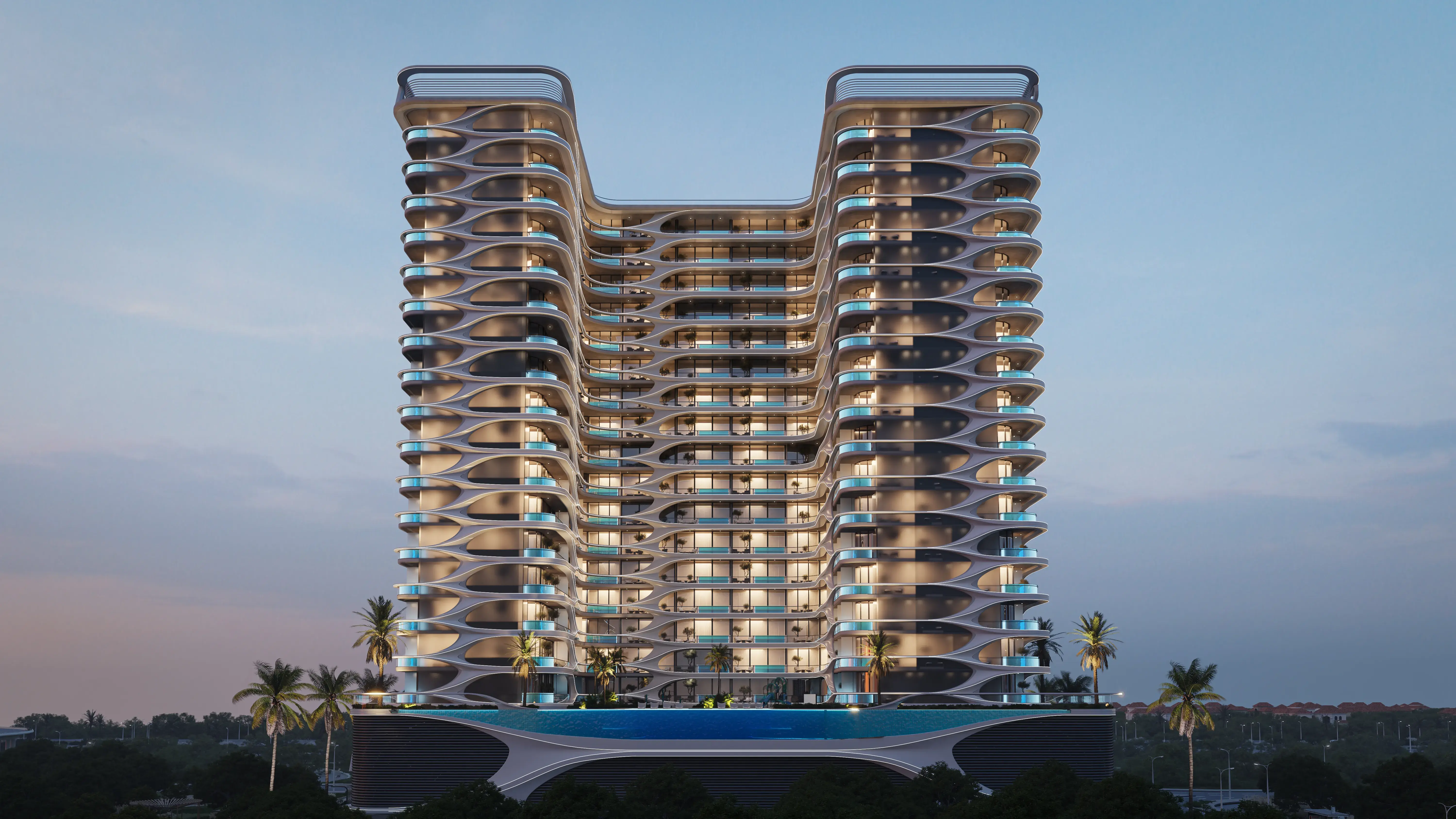 Samana Boulevard Heights in Dubai Land Residence by Samana