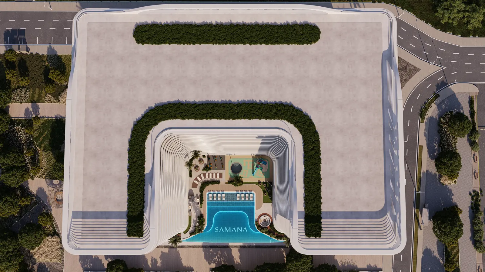 Samana Boulevard Heights in Dubai Land Residence by Samana - Exterior Image 4