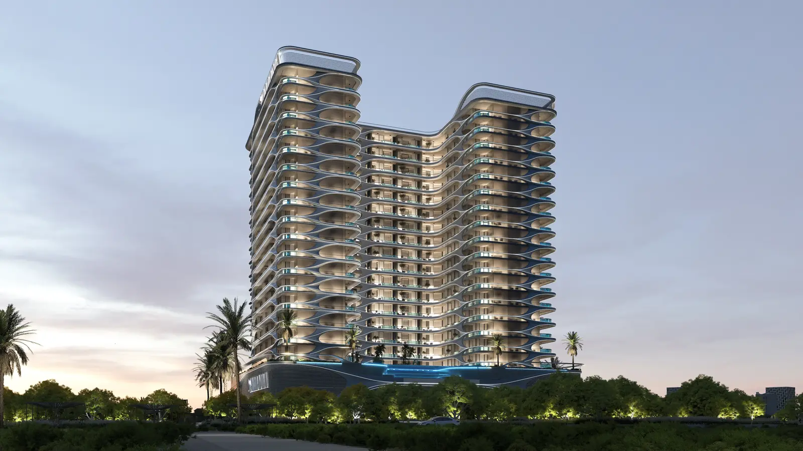 Samana Boulevard Heights in Dubai Land Residence by Samana - Exterior Image 6