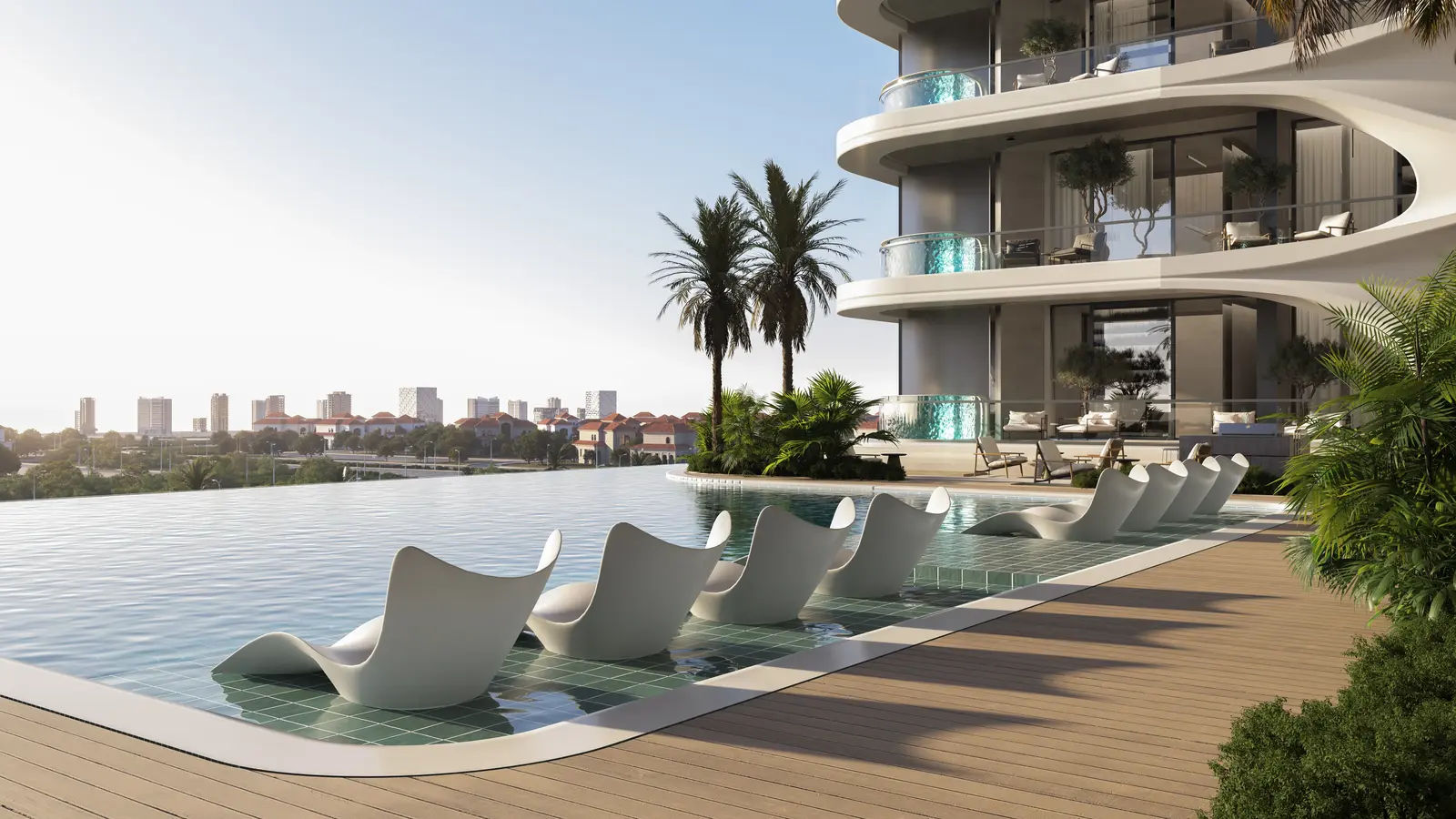 Samana Boulevard Heights in Dubai Land Residence by Samana - Exterior Image 7