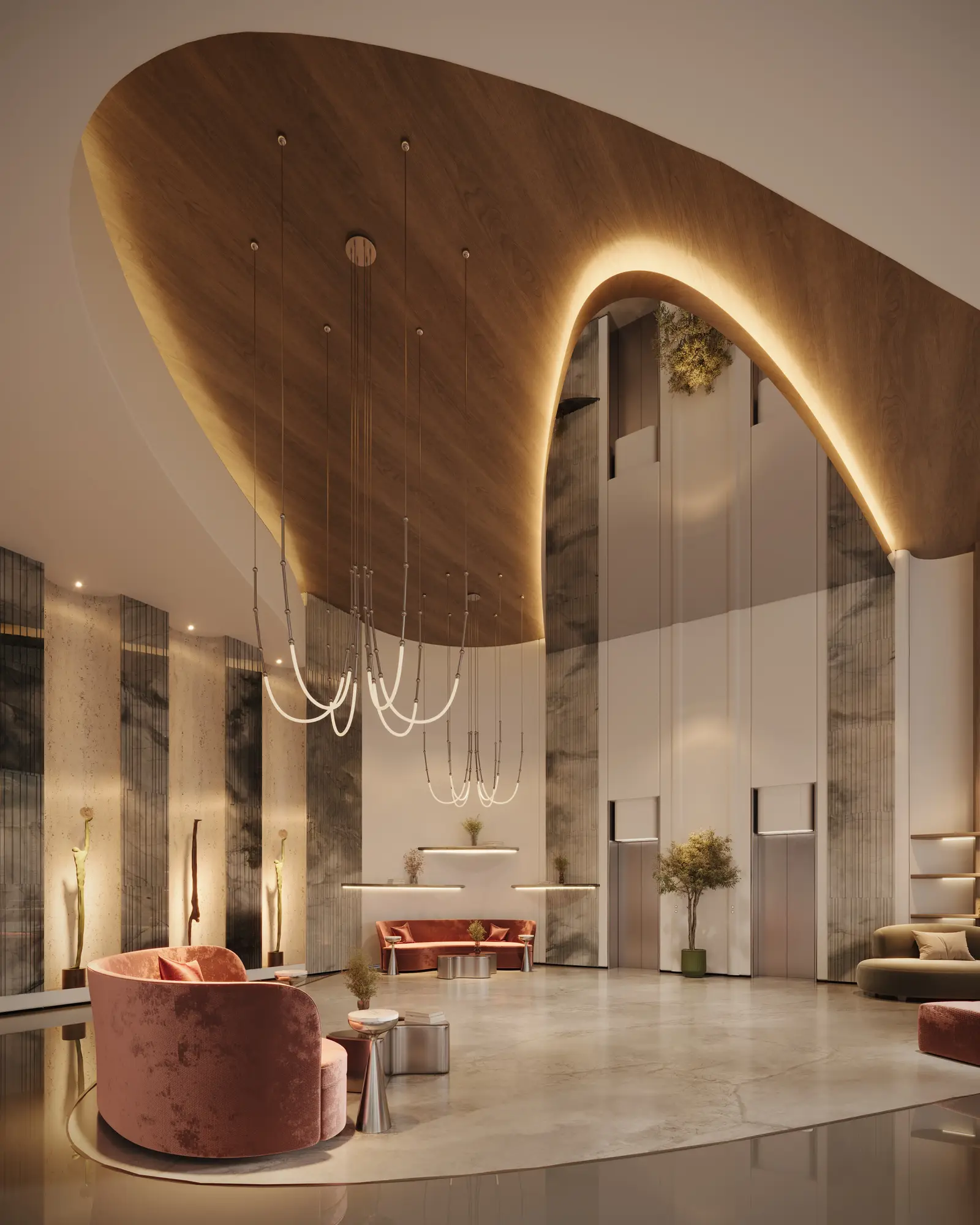 Samana Boulevard Heights in Dubai Land Residence by Samana - Lobby Image 2
