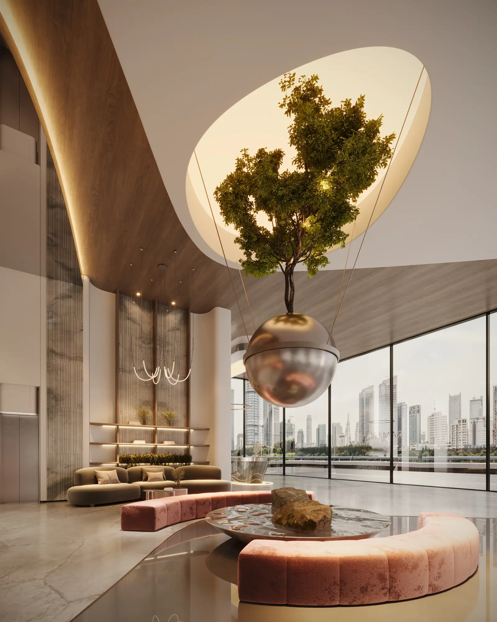 Samana Boulevard Heights in Dubai Land Residence by Samana - Lobby Image 3