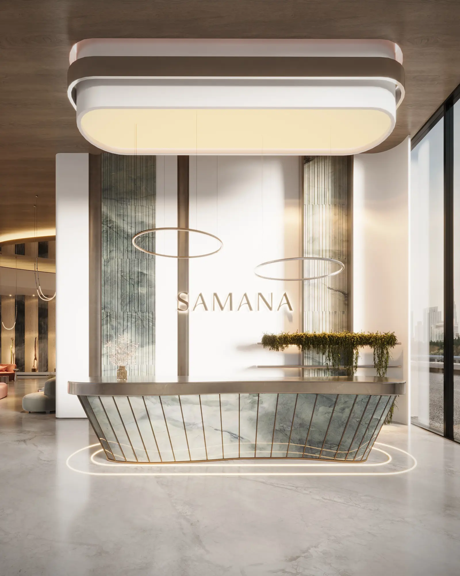 Samana Boulevard Heights in Dubai Land Residence by Samana - Lobby Image 5
