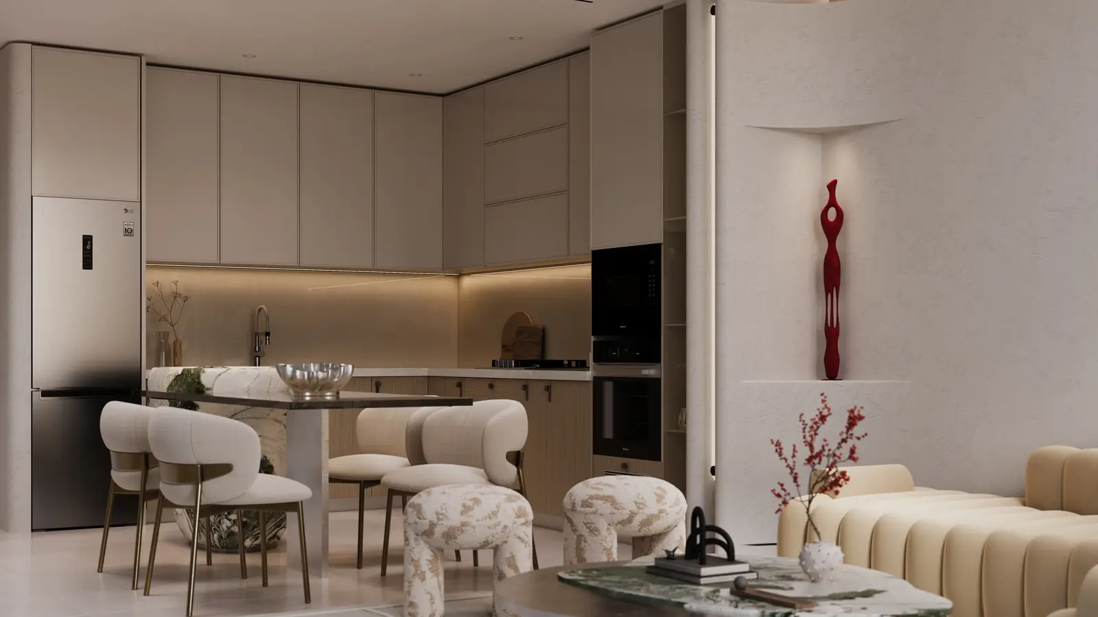 Samana Boulevard Heights in Dubai Land Residence by Samana - Interior Image 1