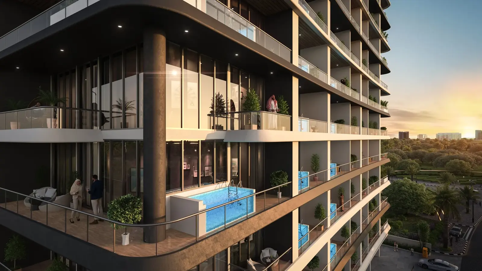 Empire Gardens in Dubai Land Residence by Empire Developments - Exterior Image 4
