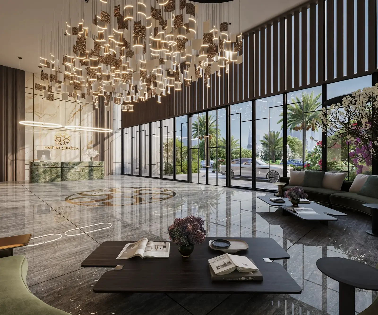 Empire Gardens in Dubai Land Residence by Empire Developments - Lobby Image 1