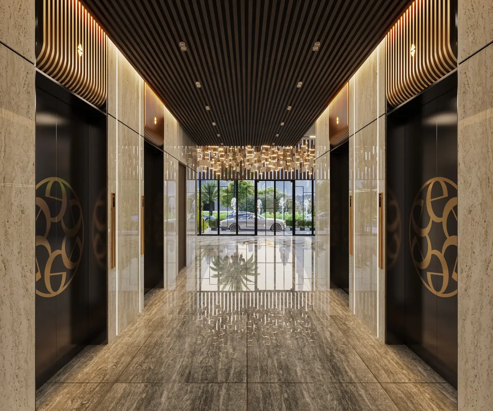 Empire Gardens in Dubai Land Residence by Empire Developments - Lobby Image 2