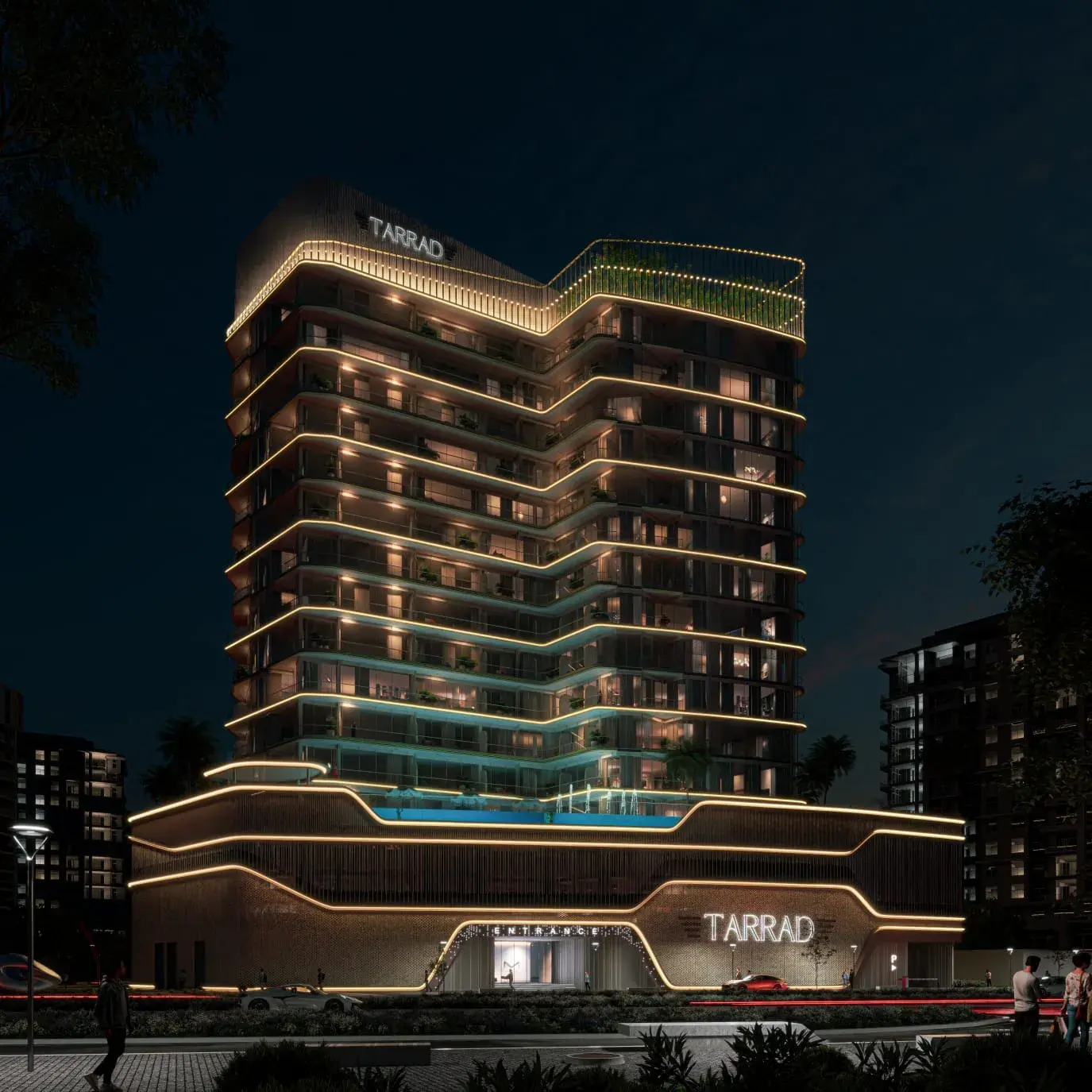 Celesto 2 in Dubai Land Residence by Tarrad Development - Exterior Image 2