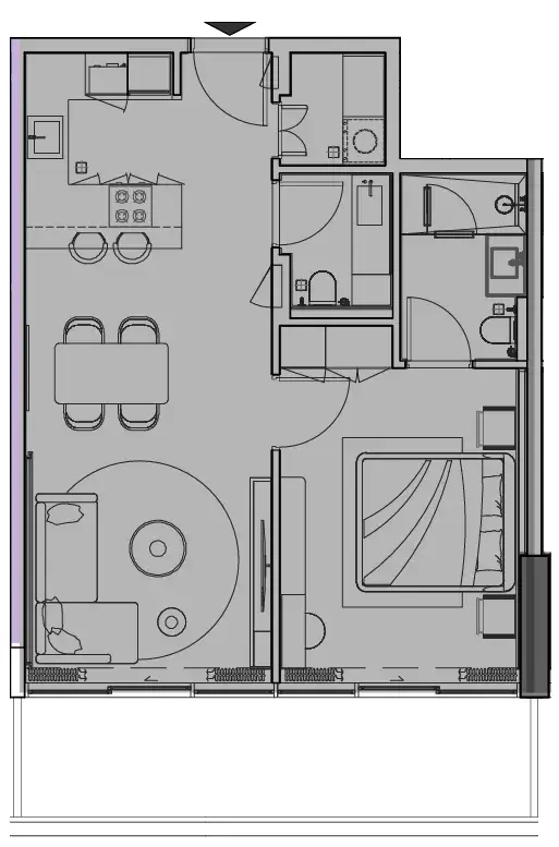 1 Bedroom apartments - Le Blanc