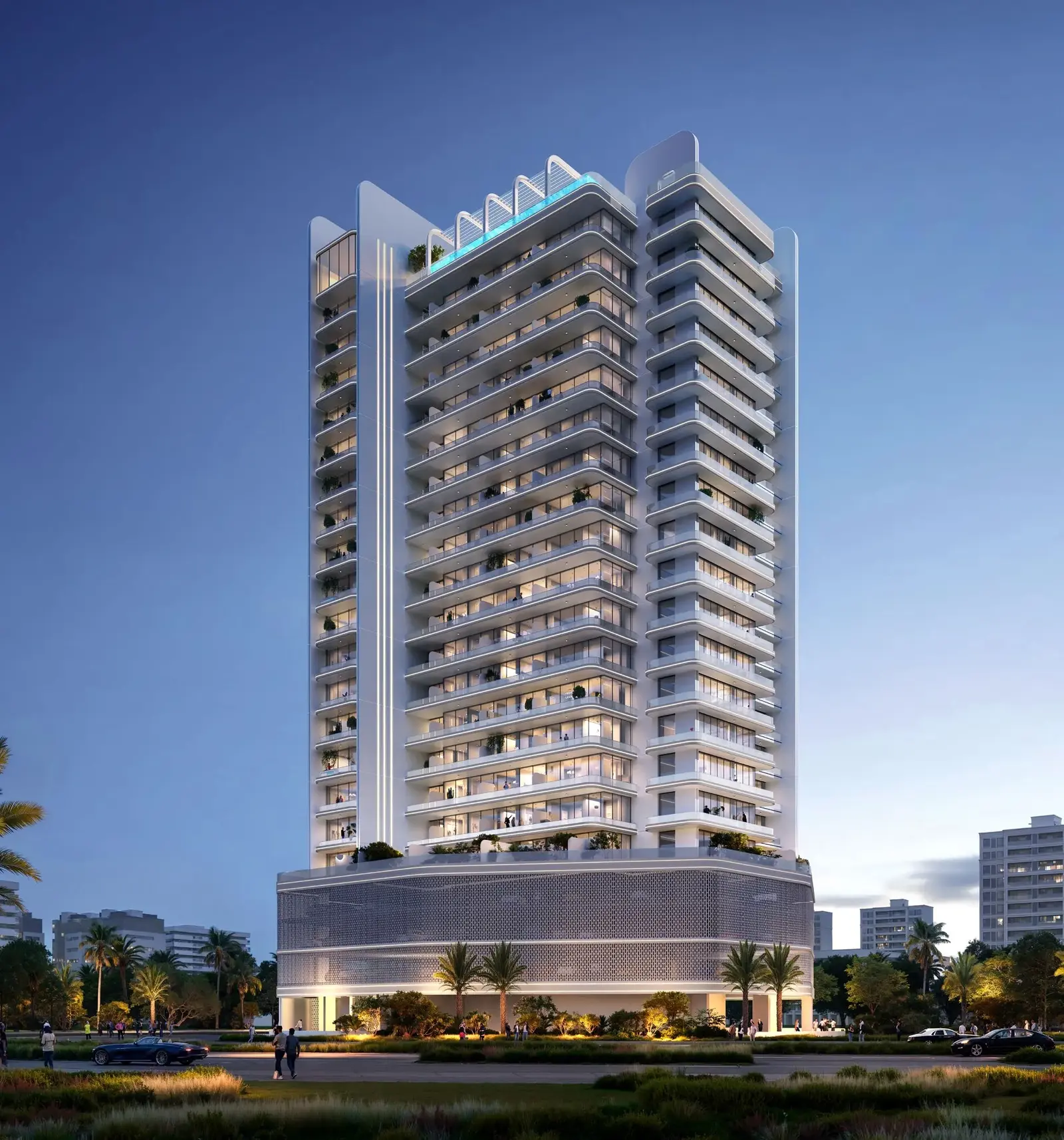 Le Blanc in Dubai Land Residence by Imtiaz Development - Exterior Image 5