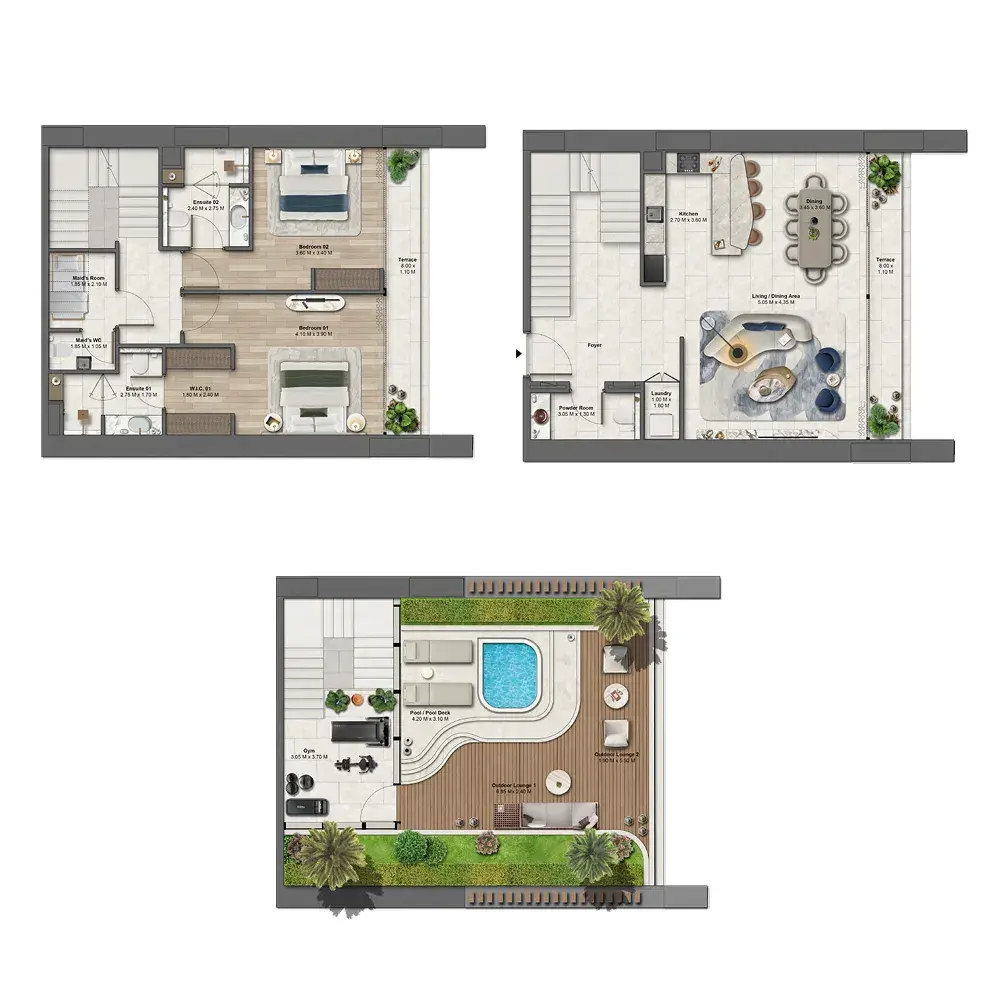 2 Bedrooms apartments - Soulever by Beyond