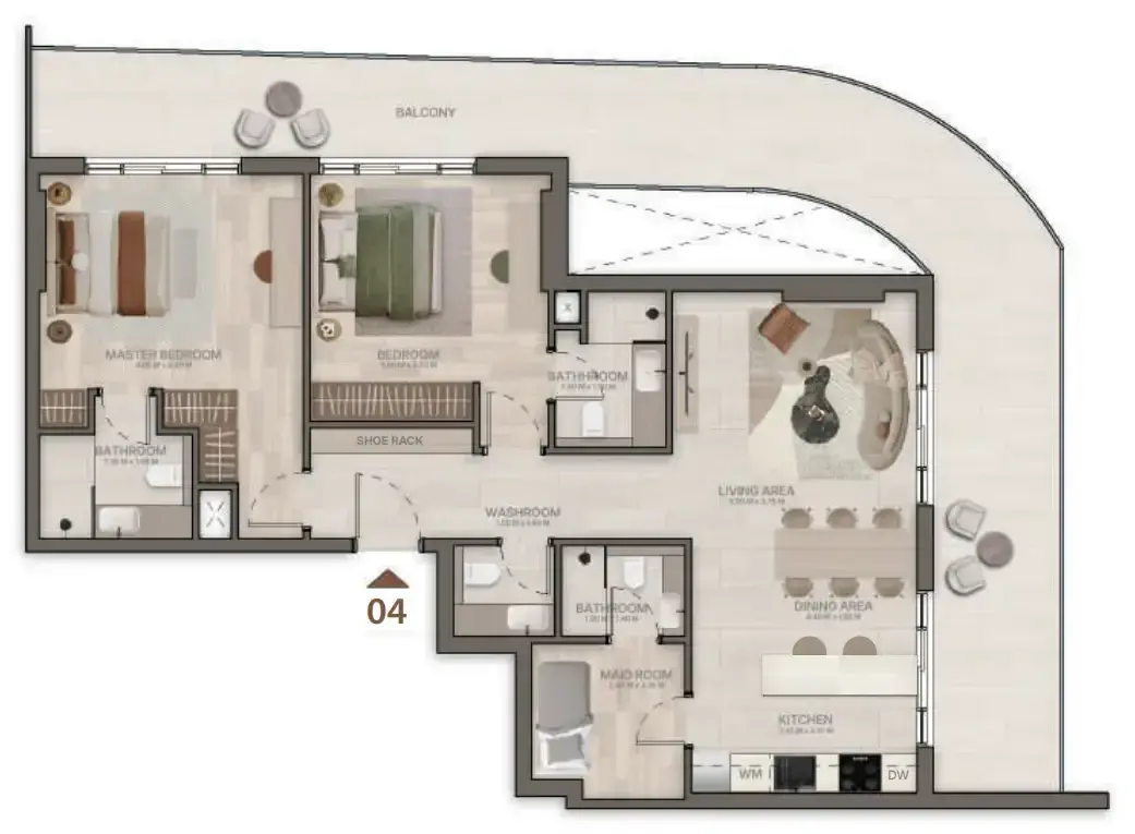 2.5 bedrooms apartments - Stax