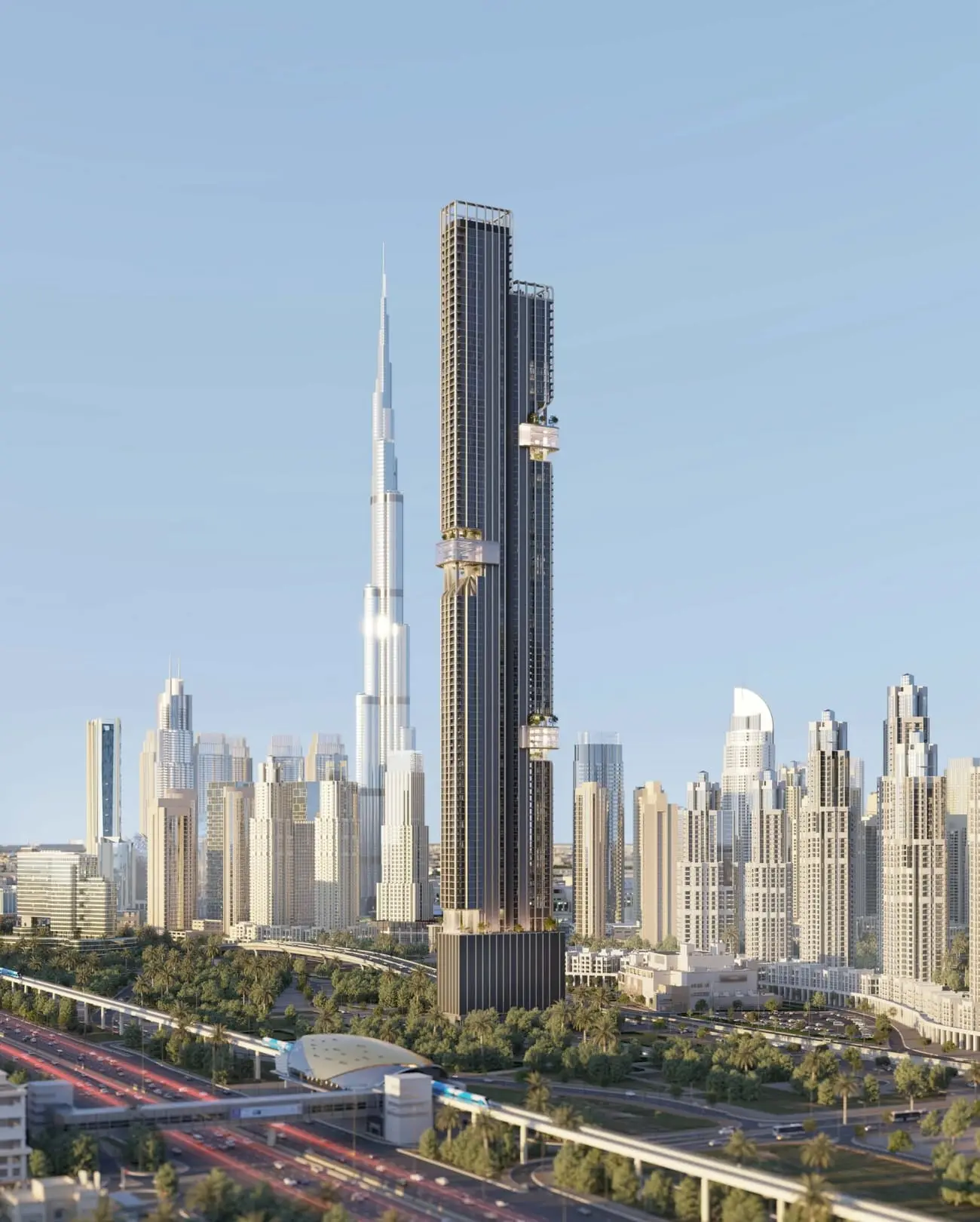 DWTN Residences in Business Bay by Deyaar - Exterior Image 3
