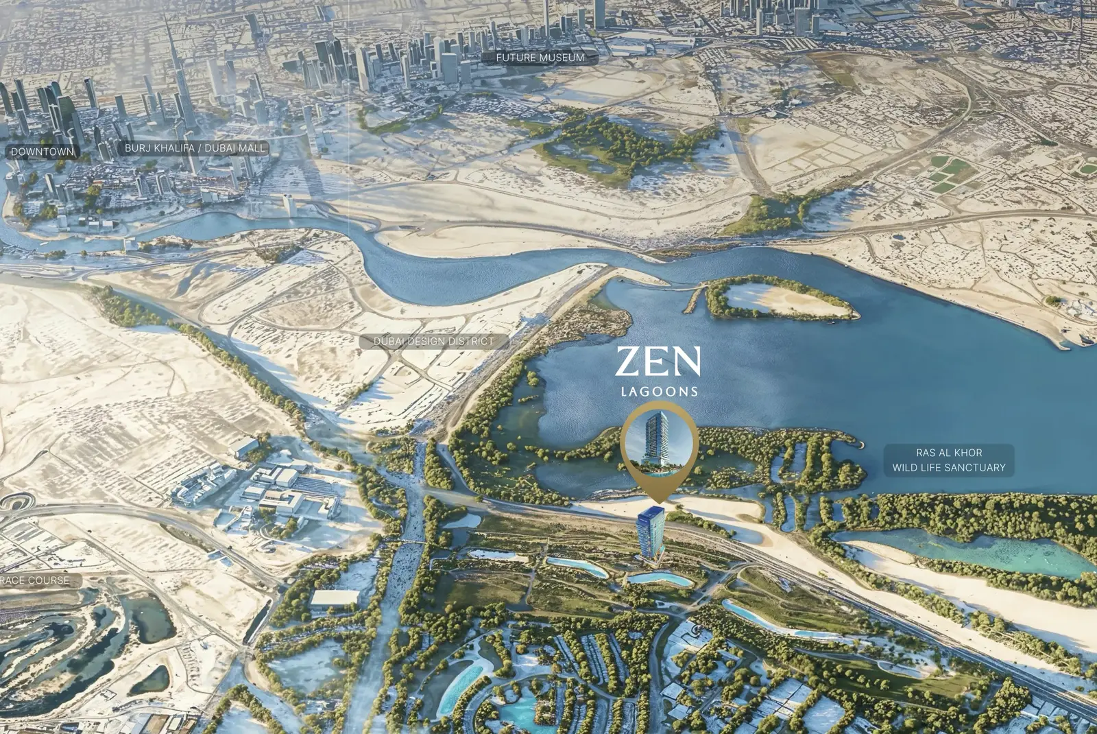 Zen Lagoons by Sanzen master plan