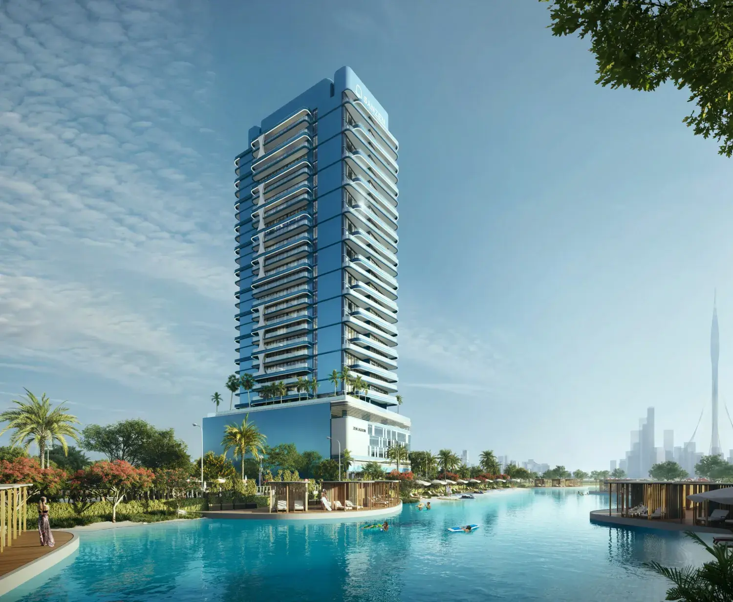 Zen Lagoons by Sanzen in Bukadra by Sanzen Developments - Exterior Image 2