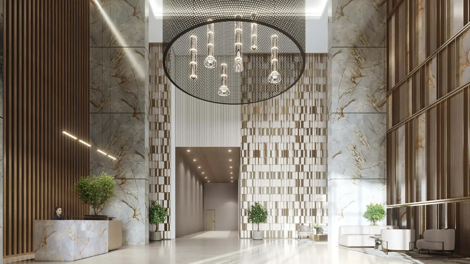 The Central Uptown in Arjan by AQUA Properties - Lobby Image 1