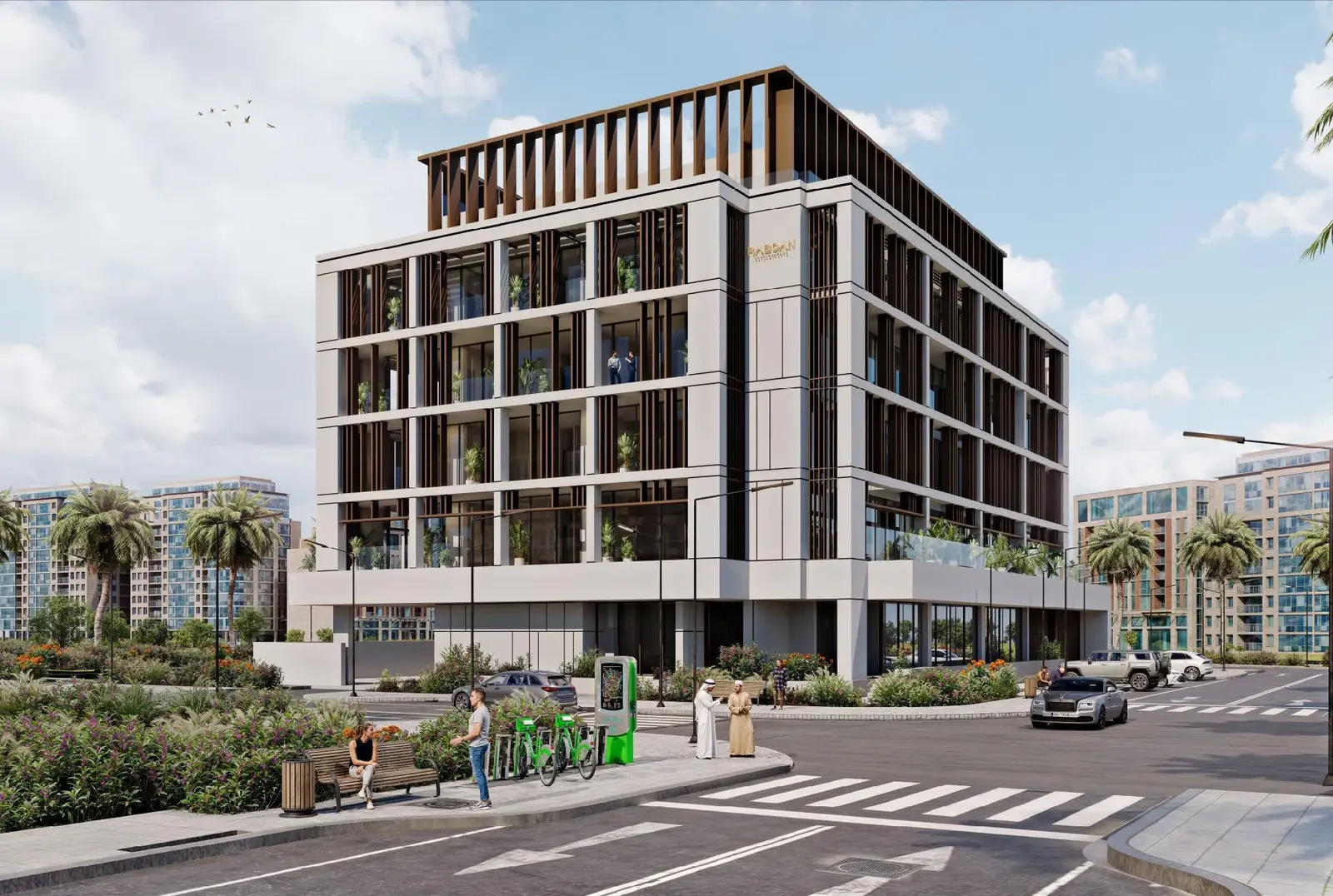 Rabdan Square in Meydan (Nad Al Sheba 1) by Rabdan Developments - Exterior Image 4