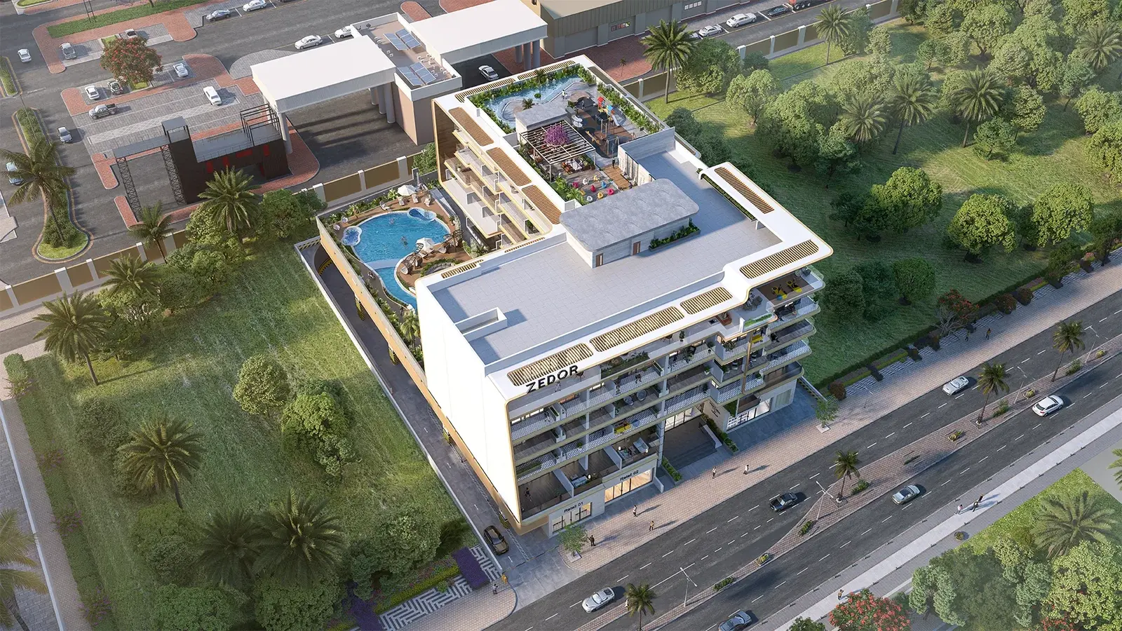 Ventana Residences in Dubai International City by Zedor Developments - Exterior Image 2