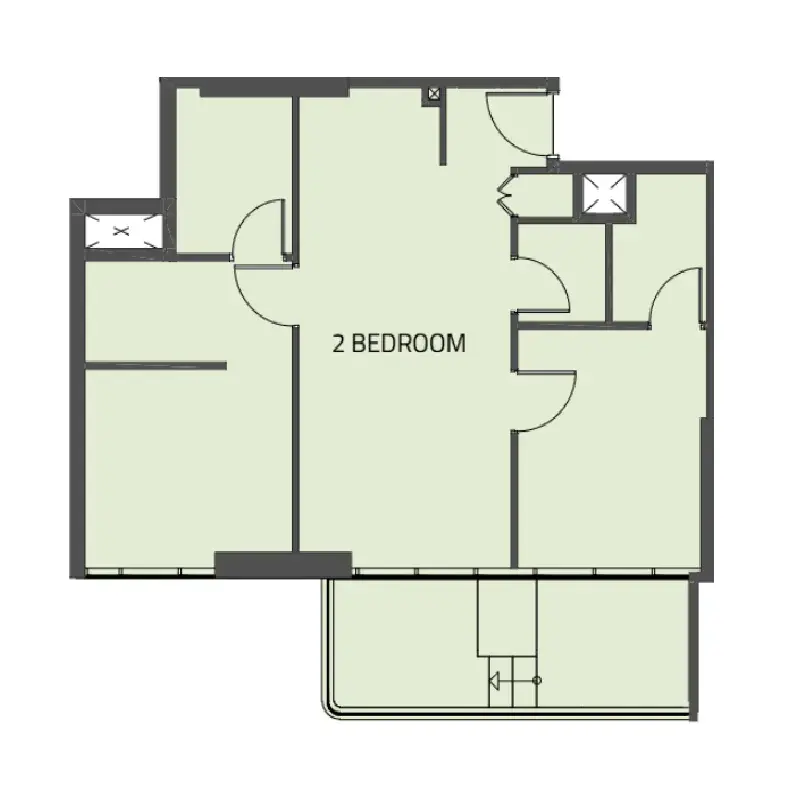 2 Bedrooms apartments - Reef 995