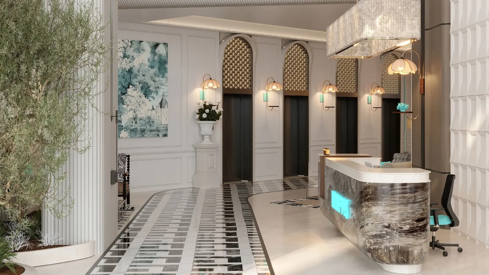 Reef 995 in Dubai Land Residence by Reef Luxury Development - Lobby Image 1