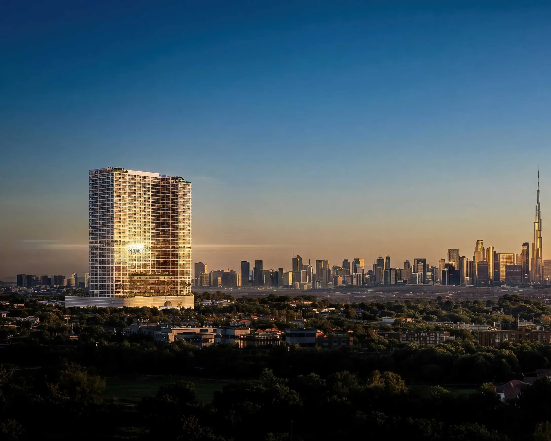 The WOW Tower in Dubai Land Residence by Mr. Eight Development