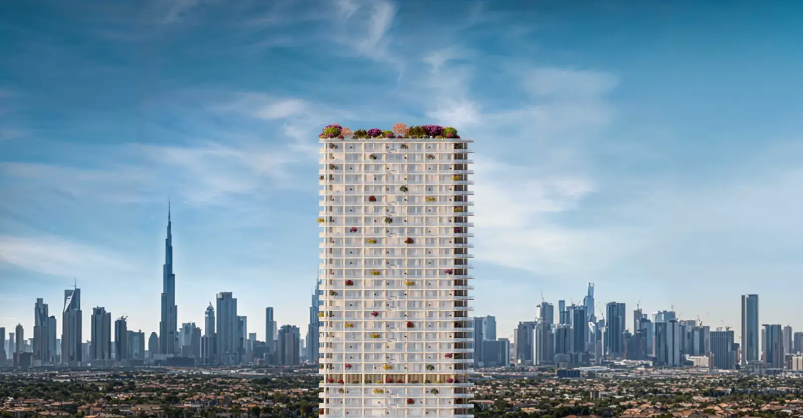 The WOW Tower in Dubai Land Residence by Mr. Eight Development - Exterior Image 2