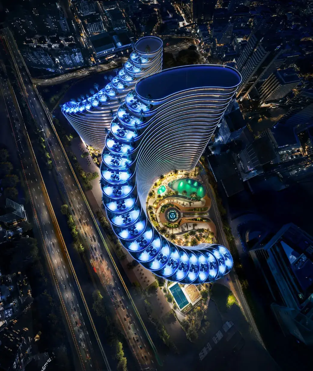 Binghatti Skyflame in Majan by Binghatti - Exterior Image 3