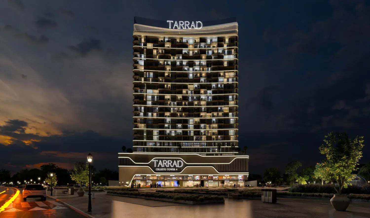 Celesto 4 in Dubai Land Residence by Tarrad Development - Exterior Image 2