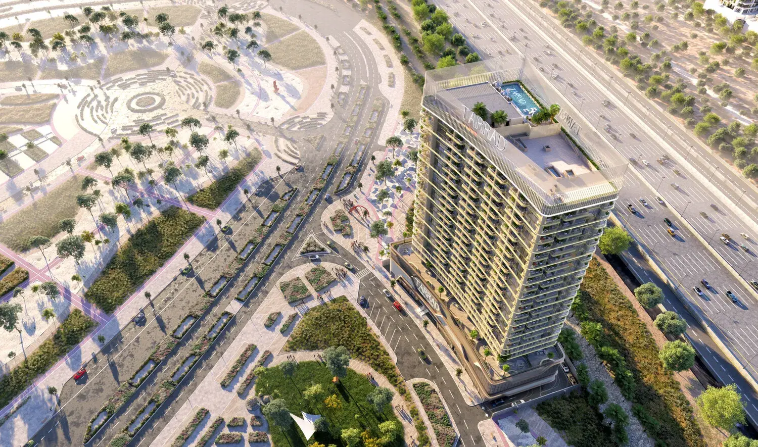 Celesto 4 in Dubai Land Residence by Tarrad Development - Exterior Image 4