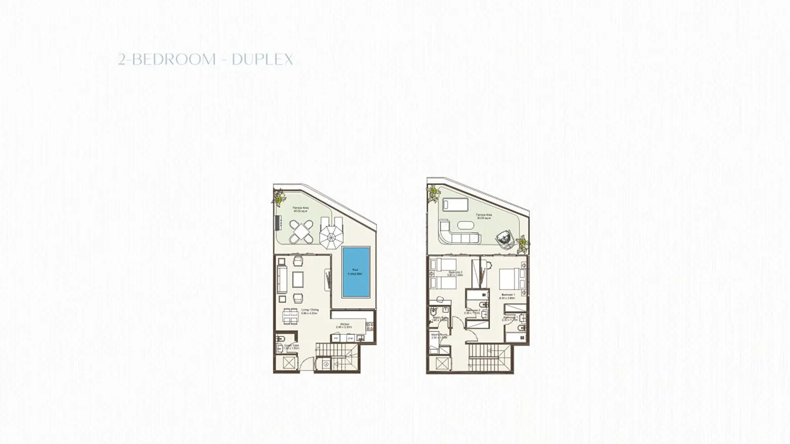2 Bedroom Apartment floor plan