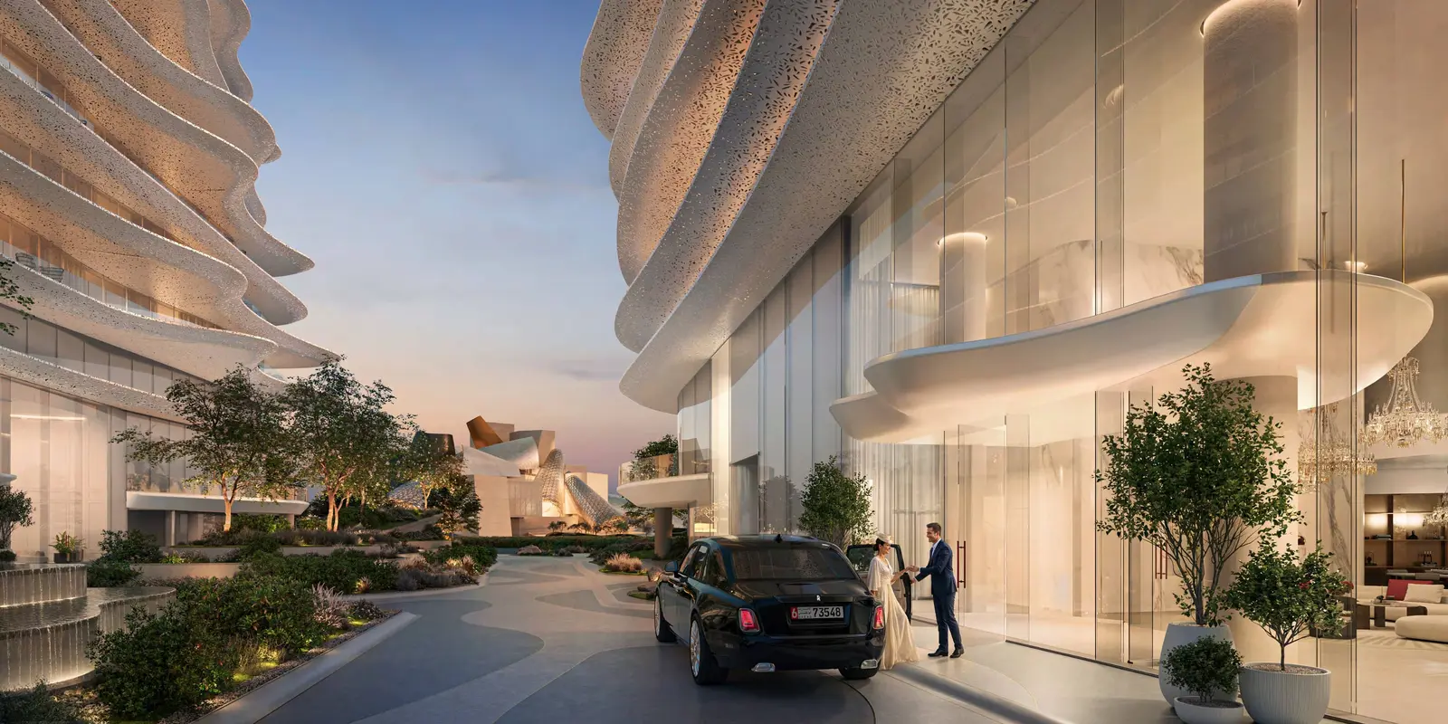 Baccarat Residences Saadiyat Island Abu Dhabi positioned beside Louvre Abu Dhabi and Zayed National Museum within the prestigious Cultural District..jpg