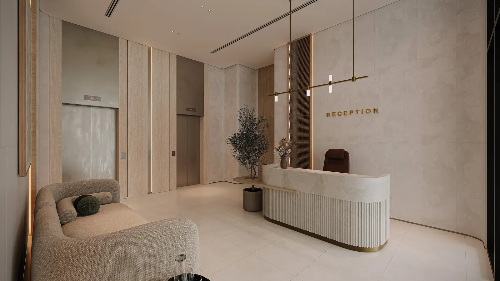 LivingRoom1  at Al Reeman Residences 01 development in Al Shamkha, Abu Dhabi.jpg