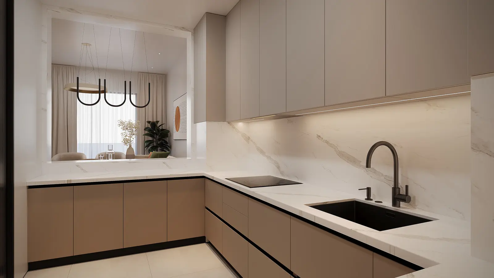 Bedroom design at Al Reeman Residences 01 development in Al Shamkha, Abu Dhabi.jpg