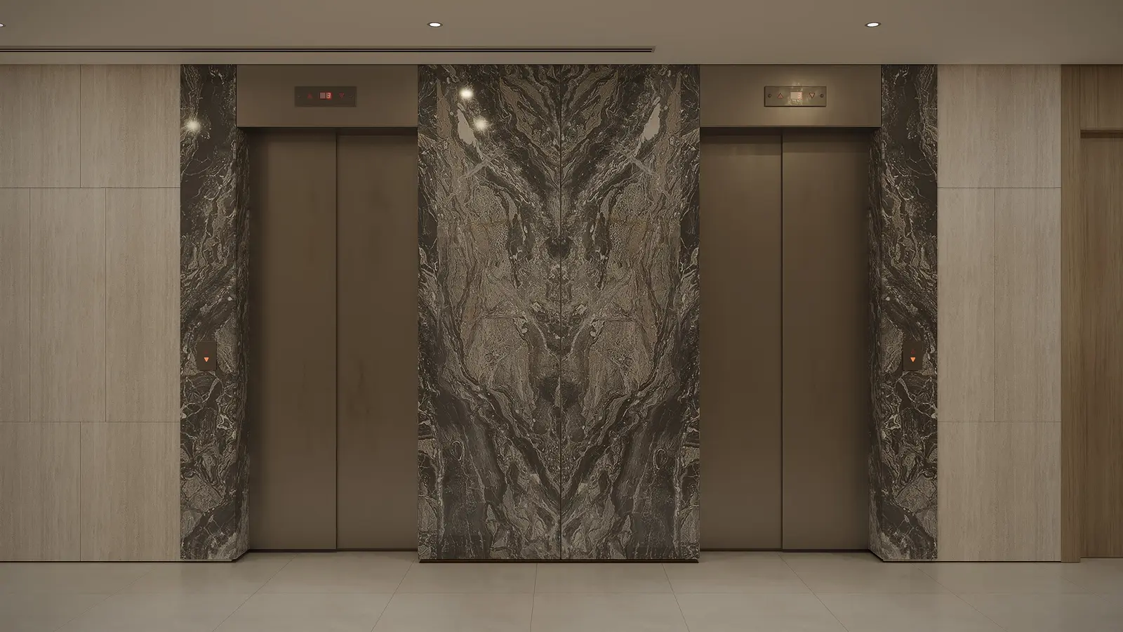 Lobby2 at Al Reeman Residences 01 development in Al Shamkha, Abu Dhabi.jpg