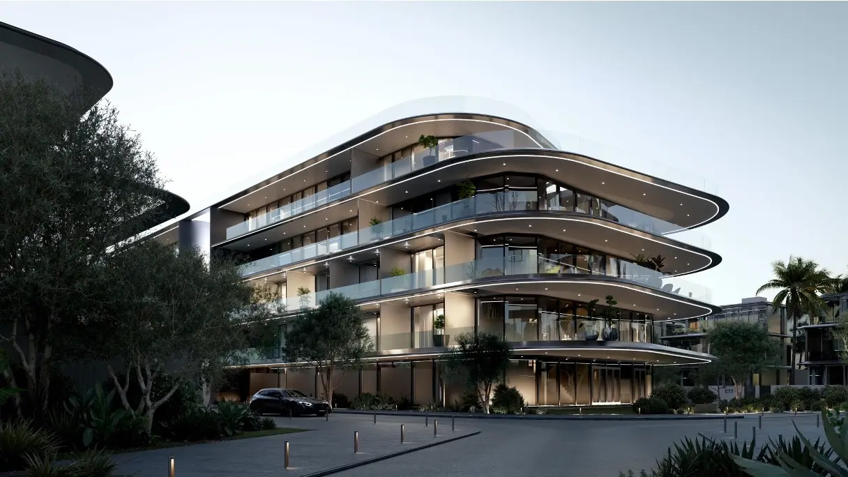 Villa exterior facade at Brabus Island Chapter Two, Al Raha Beach, Abu Dhabi