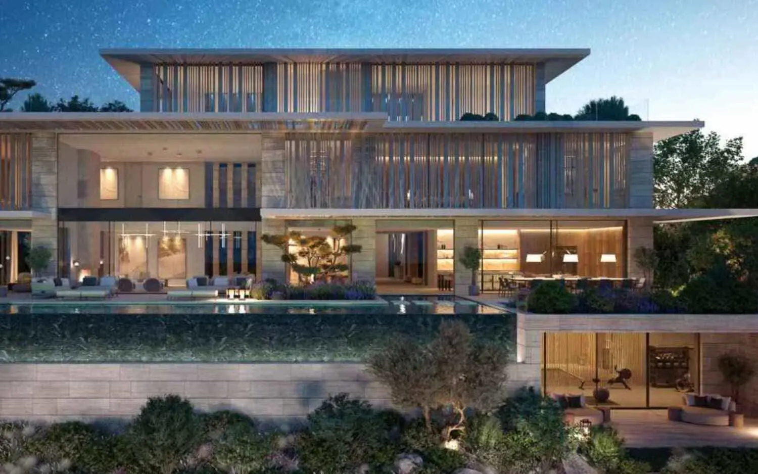 Nawayef Mansions exterior view by Modon Properties in Nawayef West, Hudayriyat Island, Abu Dhabi luxury villas