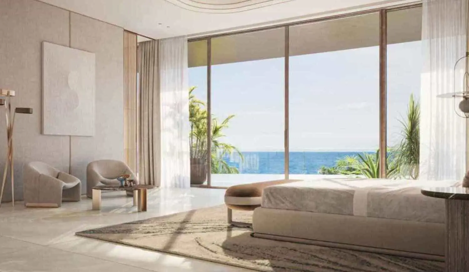 Nawayef Mansions kitchen interior Hudayriyat Island Abu Dhabi featuring contemporary design and premium mansion finishes