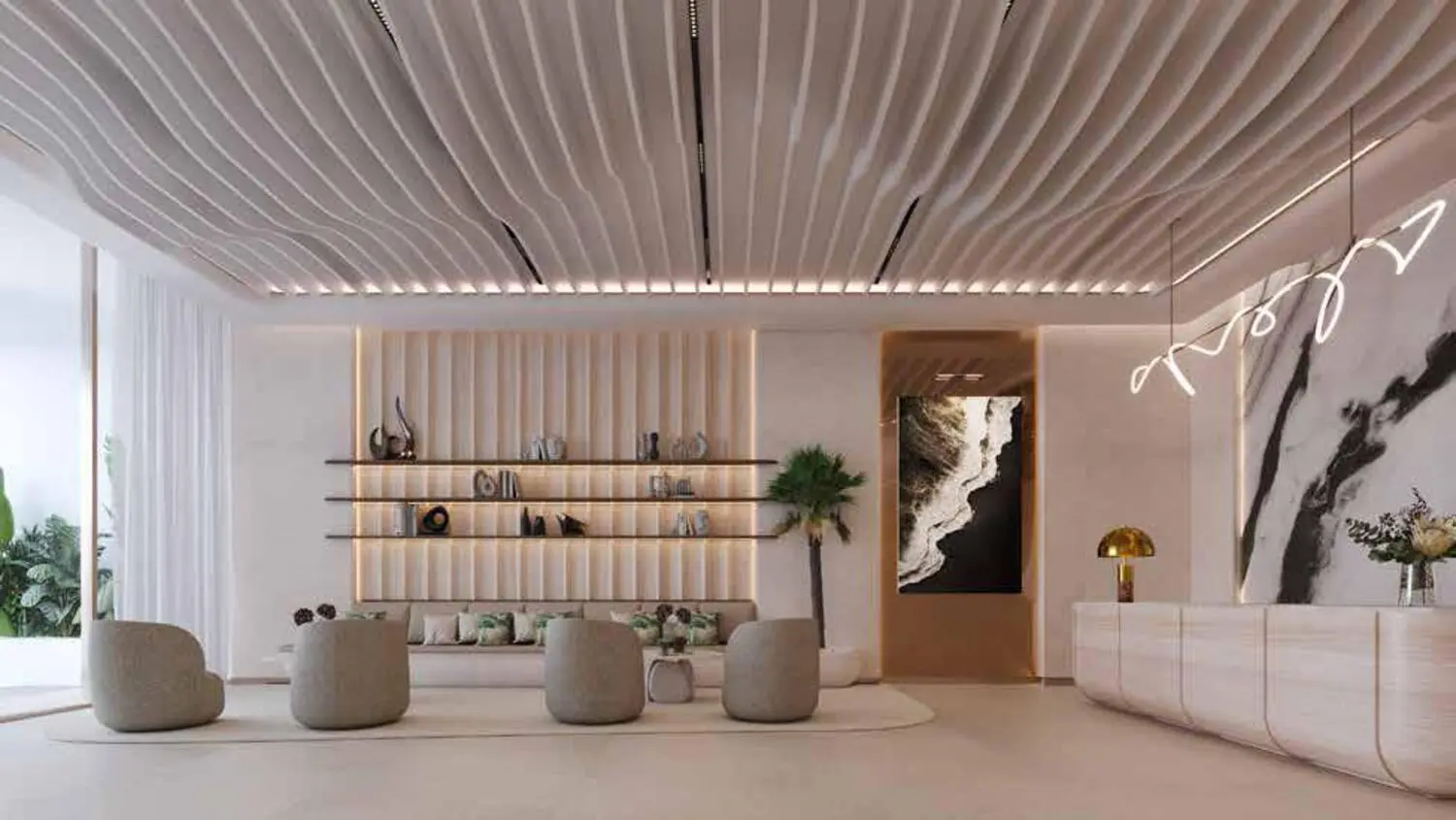 Flow Residences in Dubai Islands by Main Realty - Lobby Image 3