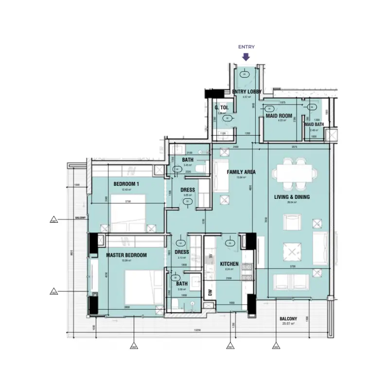 2 bedroom