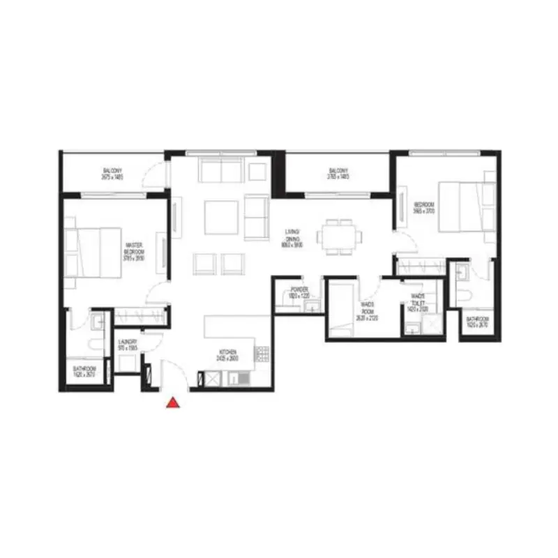 2 bedroom