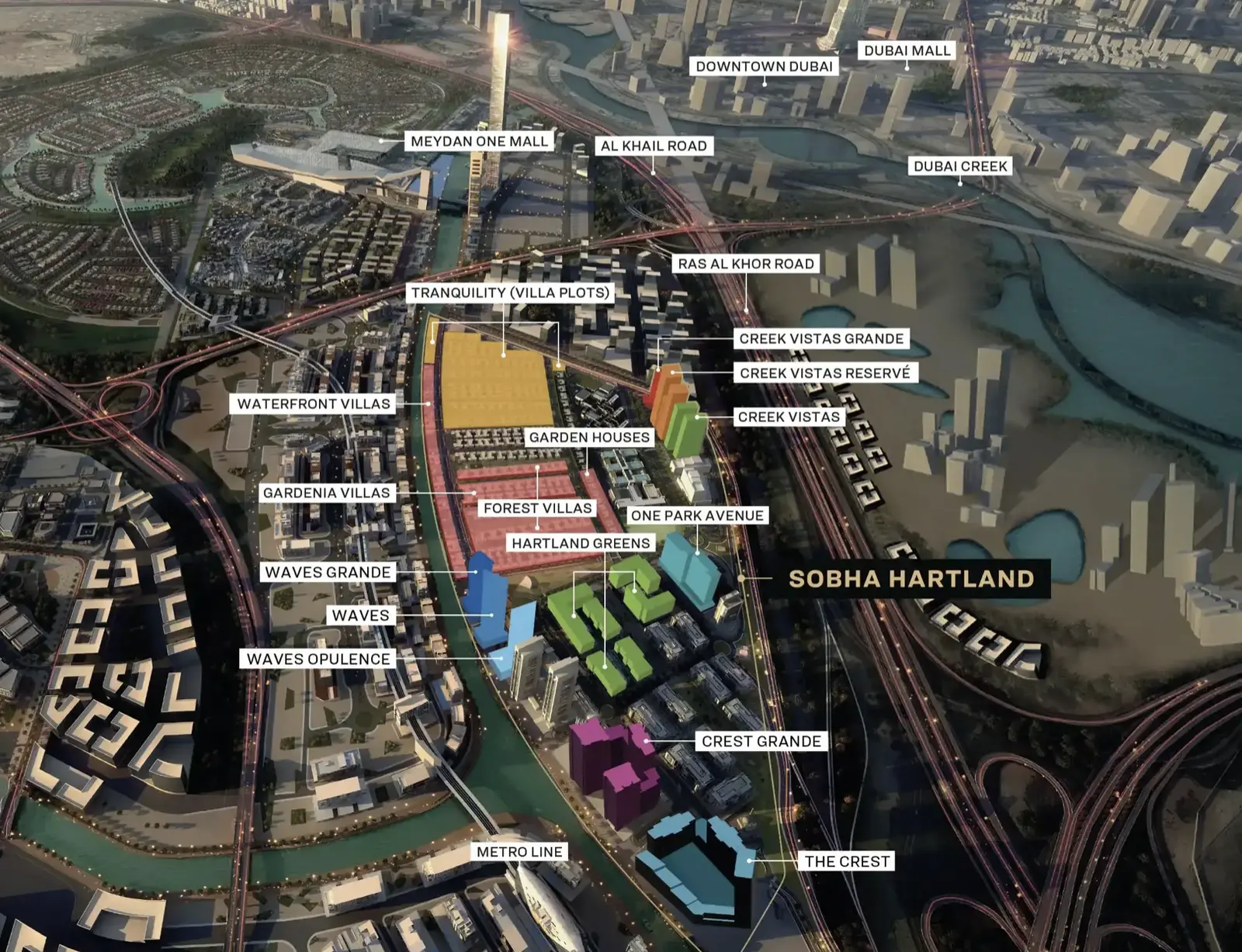 Crest Grande master plan