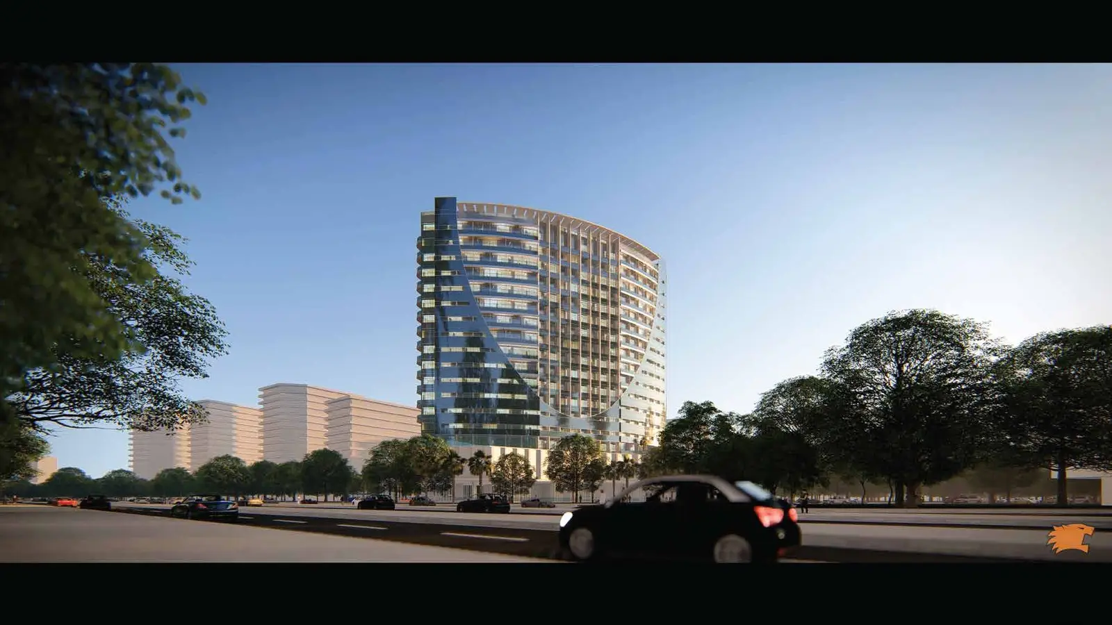 V Tower in Wadi Al Safa 5 by Tiger Group - Exterior Image 3