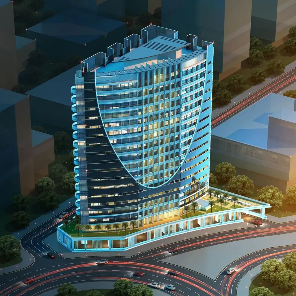 V Tower in Wadi Al Safa 5 by Tiger Group - Exterior Image 5
